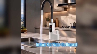 ก๊อกน้ำไฟฟ้า—เนื่องจากเป็นวาล์วน้ำร้อนไฟฟ้า ก๊อกน้ำร้อนไฟฟ้าแบบ tankless